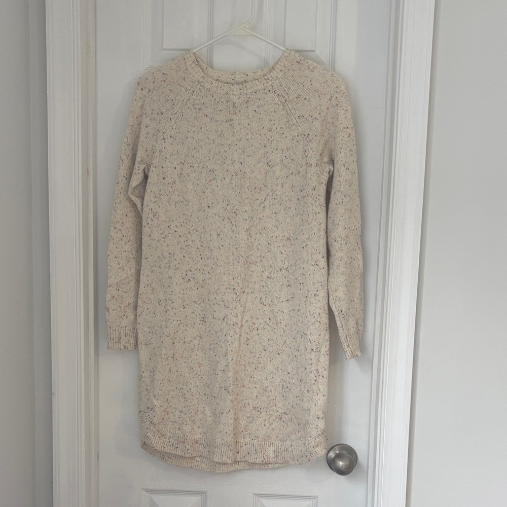 Women's Cream Confetti Speckled Sweater